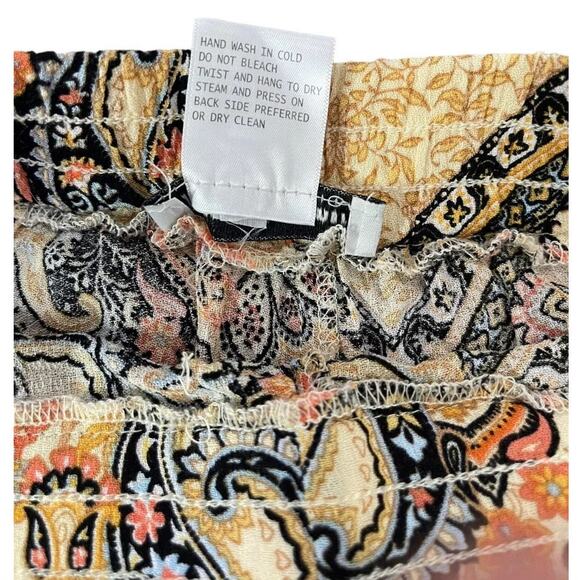 Cupcakes and Cashmere Wide Leg Palazzo Pants Bohoemian Boho Size Small - EUC - Picture 5 of 10